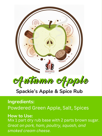 *Seasonal* Autumn Apple - Warm Apple Spice Dry Rub