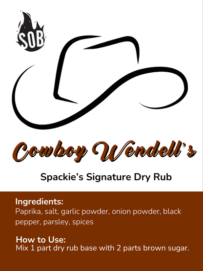 Cowboy Wendell's Original BBQ Dry Rub