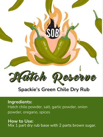 *Seasonal* Hatch Reserve - Southwest Green Chile Dry Rub