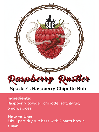 Raspberry Rustler - Raspberry Chipotle Dry Rub